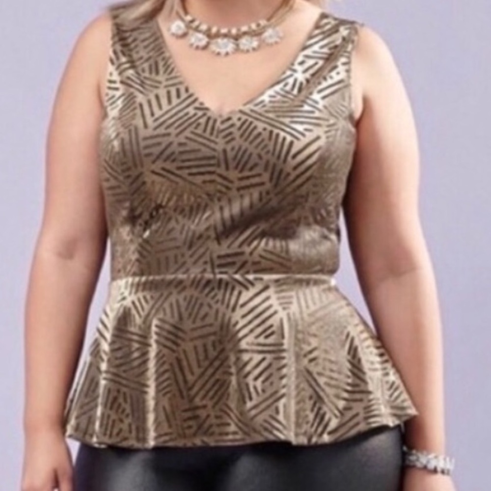 F21 peplum blouse